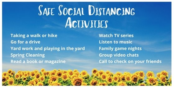 Safe Social Distancing Activities
