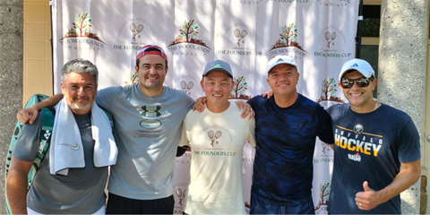 Photo of people wearing tennis gear