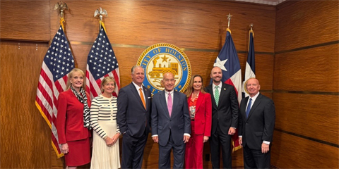 Houston and Township leaders at RPA signing