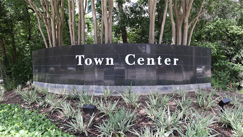 Photo of Town Center Sign