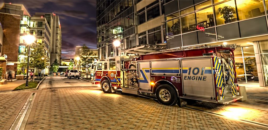 A Photo of Fire Engine 101 in Town Center