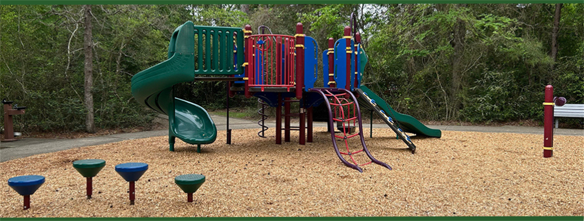 Photo of park play structure