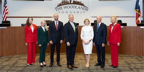 Township 2025 Board of Directors standing in board room