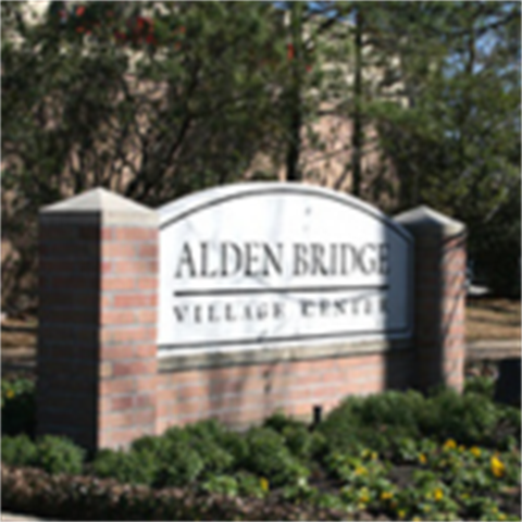 Village of Alden Bridge Entryway Sign