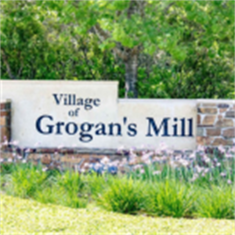 Grogan's Mill entryway sign